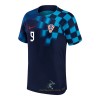 Officiële Voetbalshirt Kroatië KRAMARIC 9 Uit WK 2022 - Heren